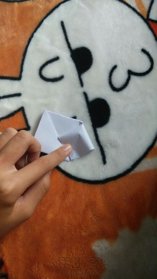 纸花，同学教的😁😁 第9步