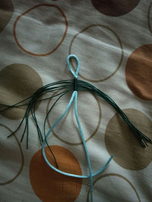 可爱的小叶子挂件 第4步