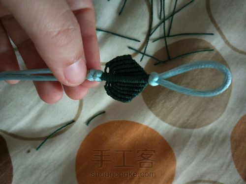 可爱的小叶子挂件 第11步