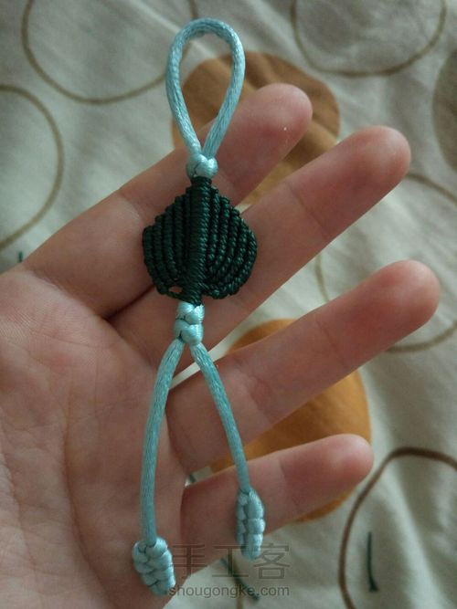 可爱的小叶子挂件 第12步