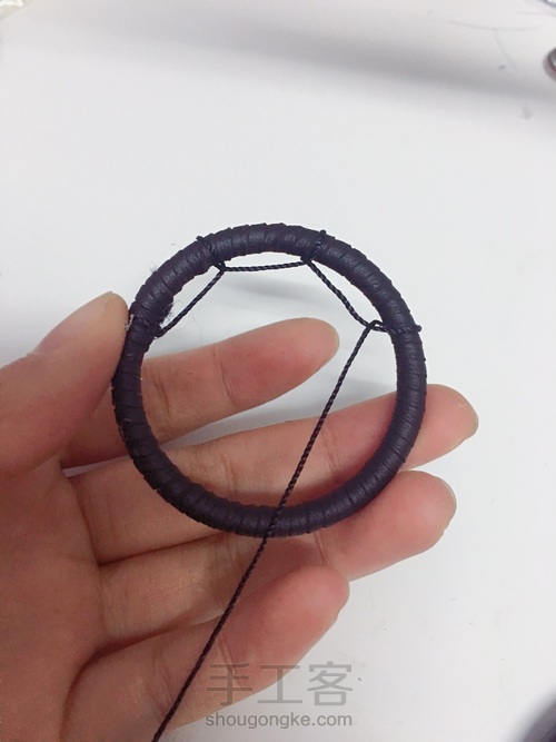 捕梦网钥匙扣 第9步