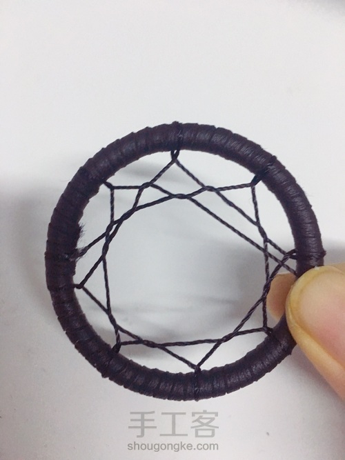 捕梦网钥匙扣 第13步