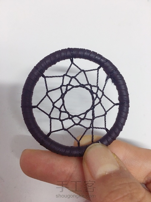 捕梦网钥匙扣 第14步