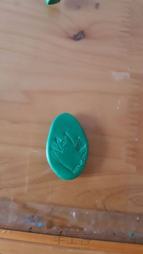 软陶圣诞花环首饰盒 第6步
