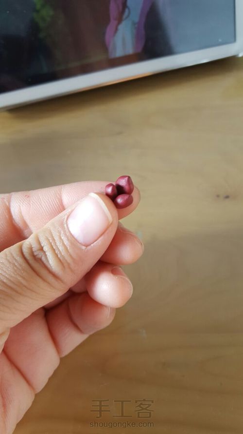 软陶多肉盆栽血色因地卡 第10步