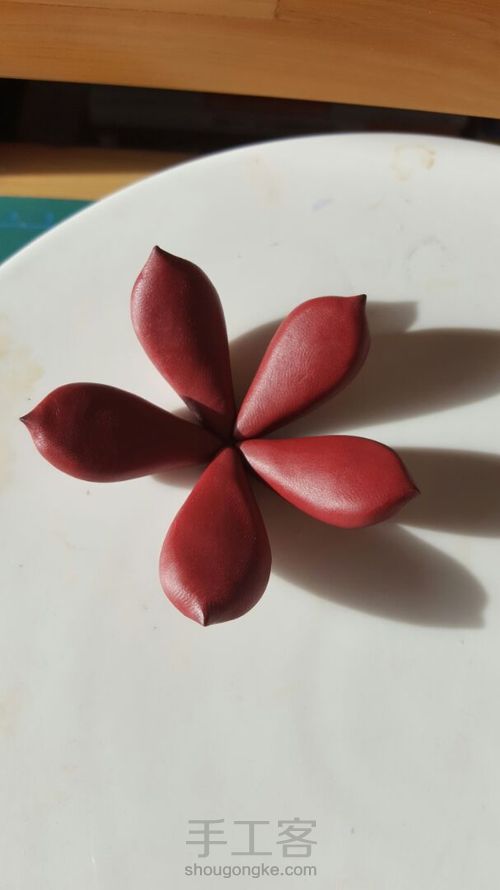 软陶多肉盆栽血色因地卡 第6步