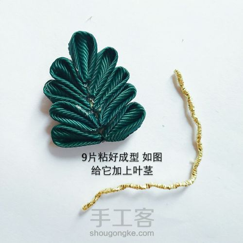 绣球花之叶子 第13步