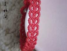 简单美腻的手绳，建议用细线编出来比较细腻。