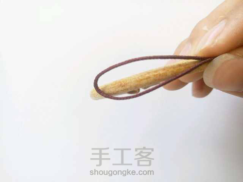 做藤的老师。手工绕线教程 第6步