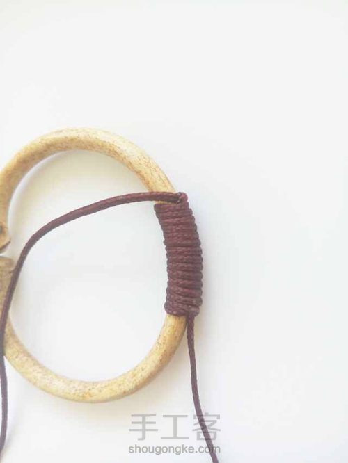 做藤的老师。手工绕线教程 第10步