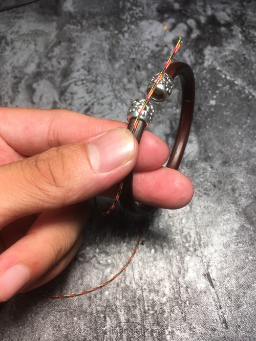 【西藏鸡血藤制作绕线】变废为宝 第8步