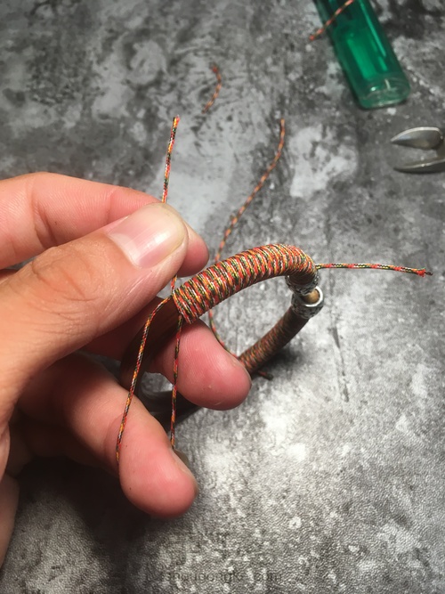 【西藏鸡血藤制作绕线】变废为宝 第15步