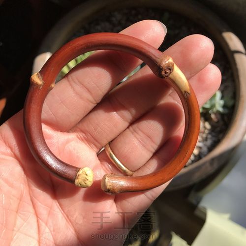 西藏鸡血藤手镯【火柴棍的蜕变】 第14步