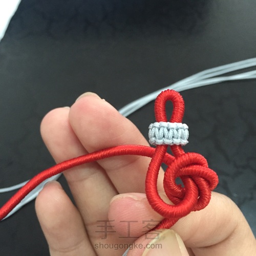 曼陀罗结(6瓣) 第4步