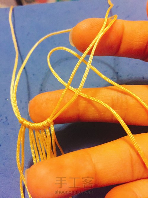 小金鱼之立体小金鱼 第1步