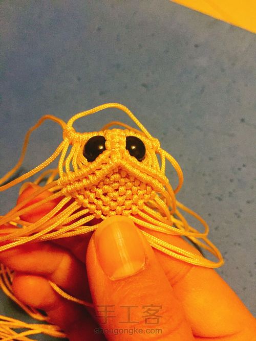 小金鱼之立体小金鱼 第25步