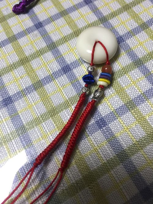 平安扣手绳 第15步