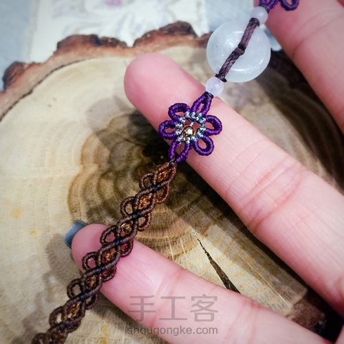 小花手链锁骨链 第6步