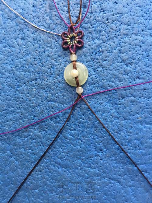 小花手链锁骨链 第8步