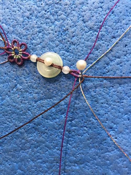 小花手链锁骨链 第12步