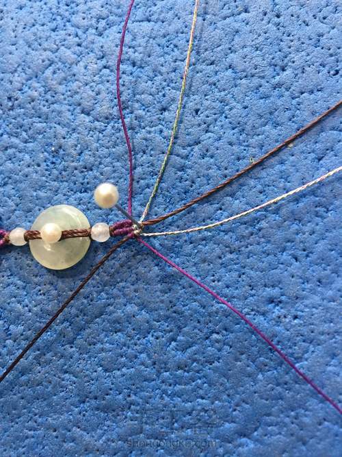 小花手链锁骨链 第13步