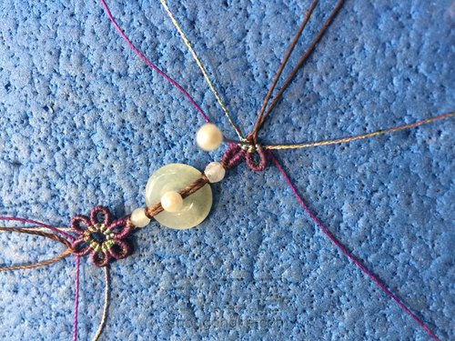 小花手链锁骨链 第14步