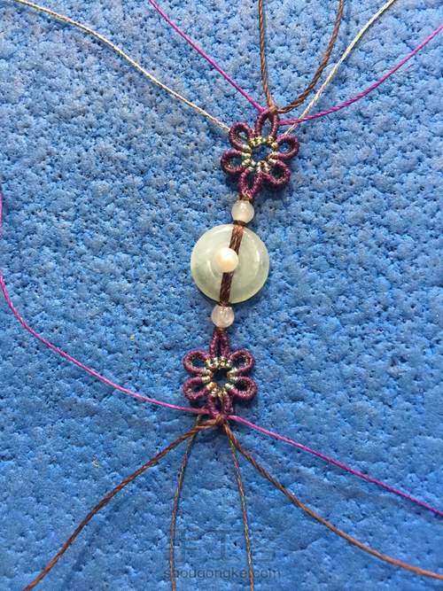 小花手链锁骨链 第16步