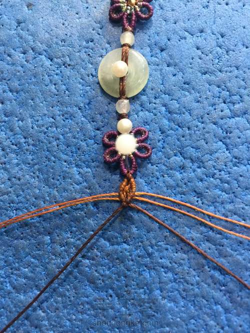 小花手链锁骨链 第20步