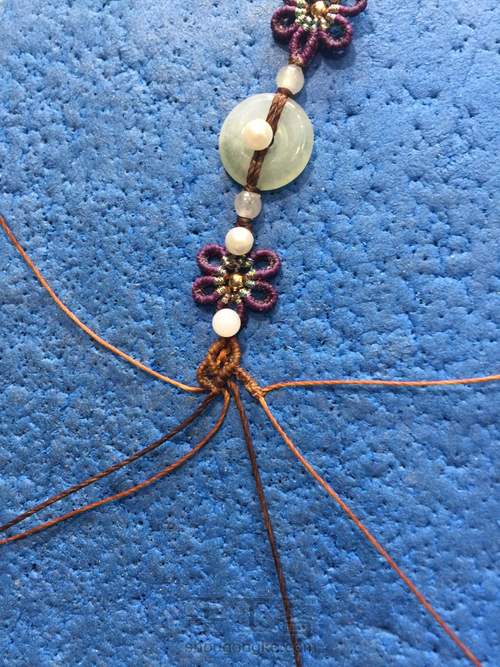 小花手链锁骨链 第21步