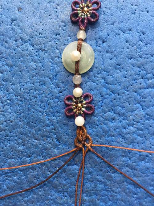 小花手链锁骨链 第22步