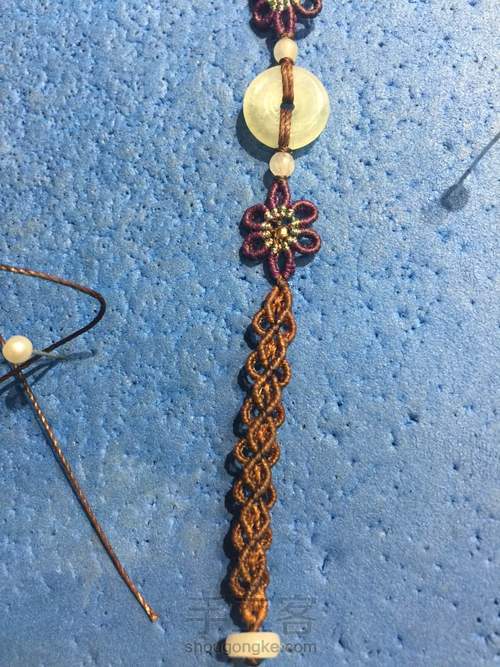 小花手链锁骨链 第24步