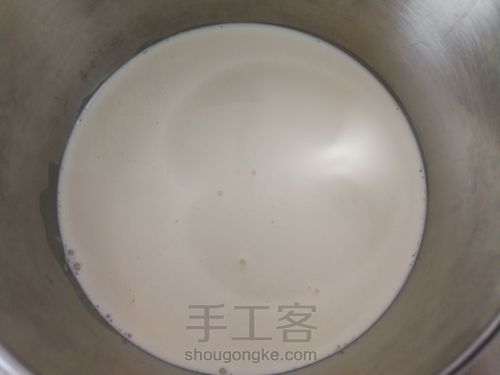 抹茶布丁 第3步