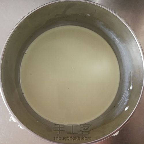 抹茶布丁 第4步