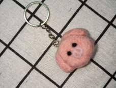 猪猪钥匙扣
