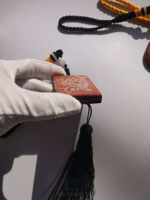 小叶紫檀嵌银牌子 第21步