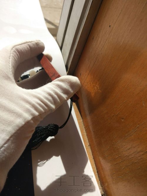 小叶紫檀嵌银牌子 第24步