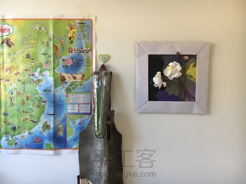 模仿手工课里的一个姐姐做的装饰画 第11步