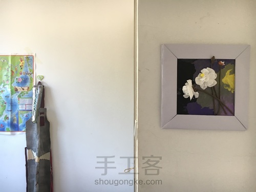 模仿手工课里的一个姐姐做的装饰画 第13步