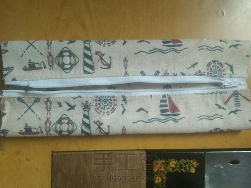 布艺笔袋文具盒 第10步