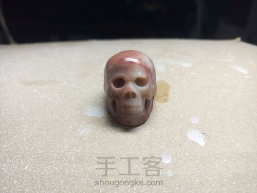 小众另类，一枚骷髅💀的制作过程 第22步