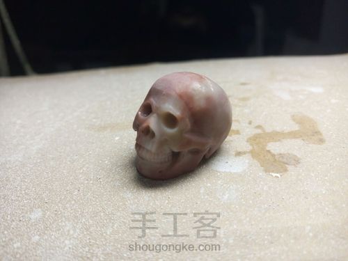 小众另类，一枚骷髅💀的制作过程 第23步