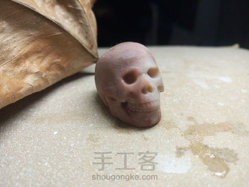 小众另类，一枚骷髅💀的制作过程 第24步