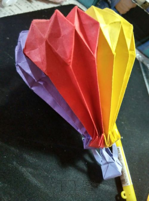 「纸艺」热气球 第105步