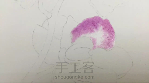 零基础自学水彩不到1年时间竟能画成这样!! 第12步