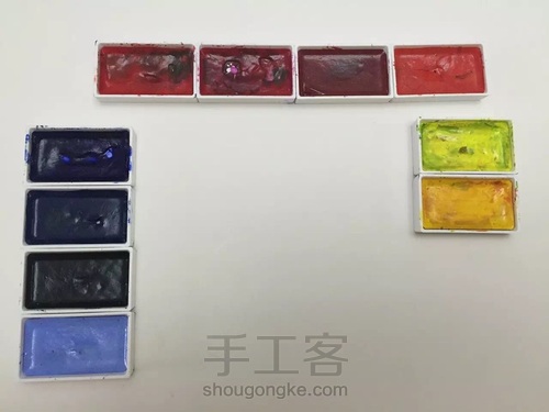 都说调色很难！本文教大家如何调出风信子的”紫蓝色“！ 第4步