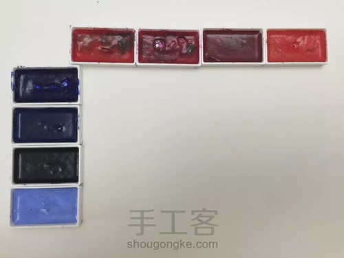 都说调色很难！本文教大家如何调出风信子的”紫蓝色“！ 第5步