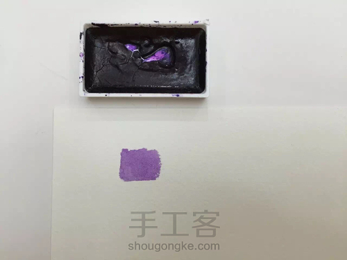 都说调色很难！本文教大家如何调出风信子的”紫蓝色“！ 第25步