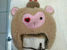 小猴子的护耳帽，又保暖又可爱
