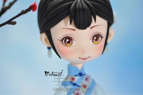 【木口子手工作品】那年花开月正圆~周莹 第2步