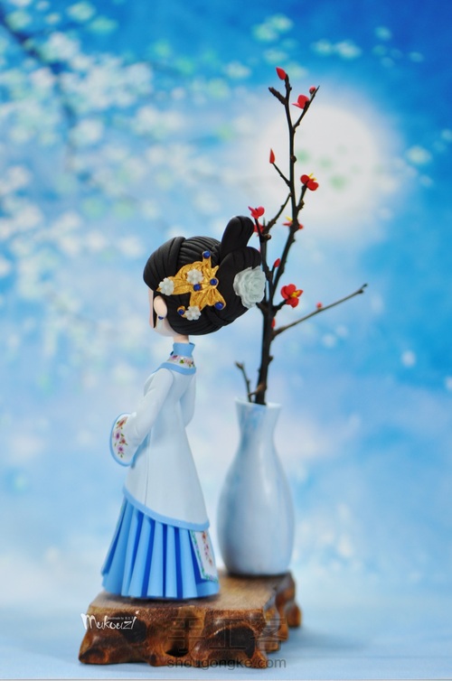 【木口子手工作品】那年花开月正圆~周莹 第3步